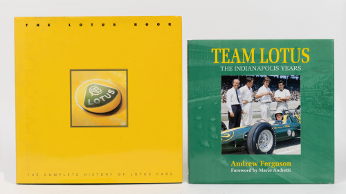 LOTUS: Two hardcover books relating to Lotus