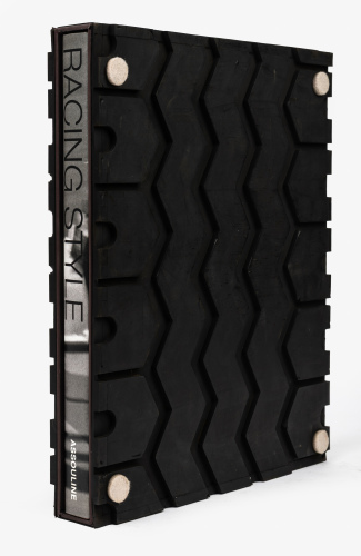 GOODWOOD: 'Racing Style - Goodwood Revival' by Koto Bolofo, hardcover book in special rubber tyre slipcase, published 2005