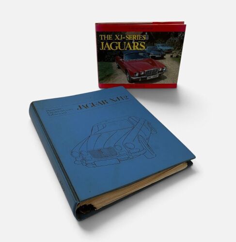 245 · JAGUAR XJ: A Workshop Manual for the XJ12 together with a hardcover book 'The XJ-Series Jaguars' by Paul Skilleter [Location: Sydney]