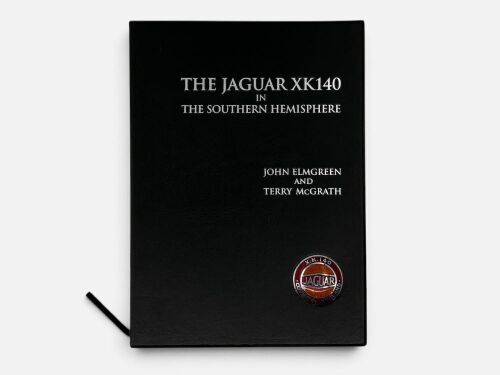 237 · JAGUAR XK140: A limited edition slipcased hardcover book 'The Jaguar XK140 in The Southern Hemisphere' by John Elmgreen & Terry McGrath [Location: Sydney]