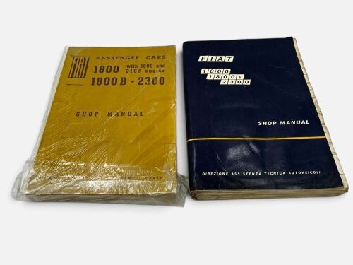 FIAT 1800/2300: A pair of Shop Manuals [Location: Sydney]
