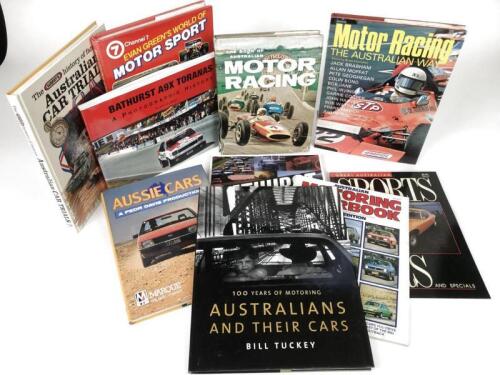 AUSTRALIAN CARS/RACING: A group of books detailing Australian Car Racing and General Motoring