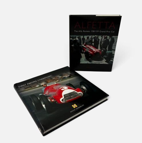 25 · ALFA ROMEO: A pair of hardcover books on Alfa Romeo Grand Prix racing [Location: Sydney]