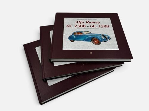 ALFA ROMEO: A slipcased three-volume hardcover book 'Alfa Romeo 6C 2300 - 6C 2500' by F. Morlacchi & S. Salvetti [Location: Sydney]
