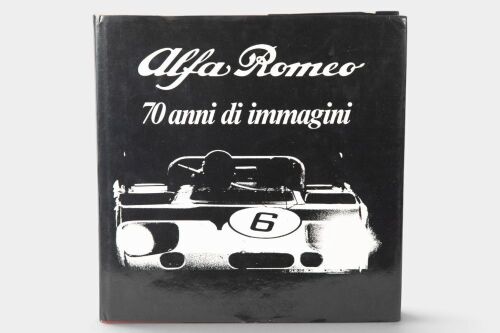 ALFA ROMEO: 'Alfa Romeo: 70 Years of Images' hardcover book compiled by Alfa Romeo 1980 [Location: Melbourne]