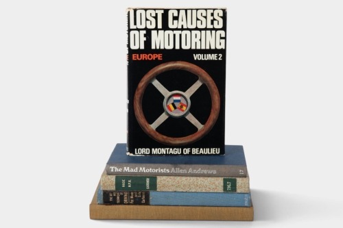 EARLY MOTORING: Five small hardcover books relating to early motoring [Location: Melbourne]