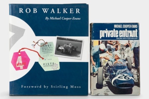 ROB WALKER: Two hardcover books relating to Rob Walker by Michael Cooper-Evans [Location: Melbourne]