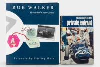 ROB WALKER: Two hardcover books relating to Rob Walker by Michael Cooper-Evans [Location: Melbourne]