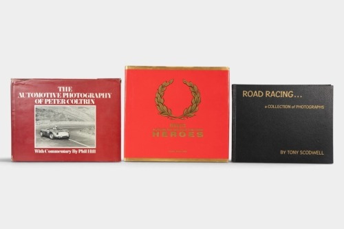MOTORSPORT PHOTOGRAPHY: Three hardcover books relating to motorsport photography