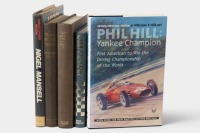 GP DRIVERS: Five hardcover books relating to Grand Prix drivers [Location: Melbourne]