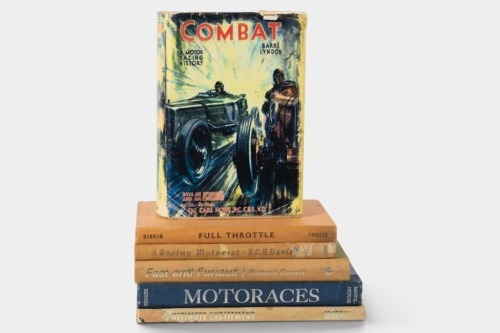 MOTOR RACING: Six hardcover books relating to early motor racing [Location: Melbourne]
