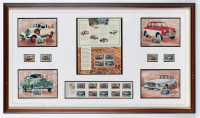 AUSTRALIAN: Five Australian related framed display pieces [Location: Melbourne] - 3