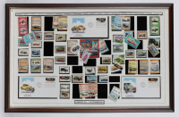 AMERICAS: Four framed & glazed stamp set collections featuring cars from the Americas [Location: Melbourne] - 5