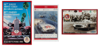 EVENT POSTERS: Three framed European event posters, includes posters for 2013 Mille Miglia, 1995 Mille Miglia & 1990 Monte-Carlo Rallye, largest 62cm high, 42cm wide [Location: Melbourne]