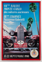 EVENT POSTERS: Three framed European event posters, includes posters for 2013 Mille Miglia, 1995 Mille Miglia & 1990 Monte-Carlo Rallye, largest 62cm high, 42cm wide [Location: Melbourne] - 3