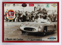 EVENT POSTERS: Three framed European event posters, includes posters for 2013 Mille Miglia, 1995 Mille Miglia & 1990 Monte-Carlo Rallye, largest 62cm high, 42cm wide [Location: Melbourne] - 4