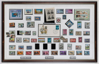 STAMP SETS: Four automotive framed & glazed stamp set collections [Location: Melbourne] - 2