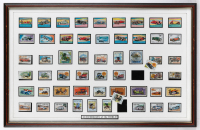 STAMP SETS: Four automotive framed & glazed stamp set collections [Location: Melbourne] - 5