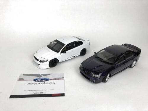 FORD: Pair of 1:18 scale Ford Falcon cars produced by Biante. (NB description)