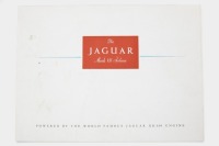 JAGUAR: A rare circa 1951 Jaguar Mark VII saloon sales brochure, powered by the XK120 engine, a fold out style brochure