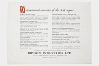 JAGUAR: A rare circa 1951 Jaguar Mark VII saloon sales brochure, powered by the XK120 engine, a fold out style brochure - 2