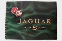 JAGUAR: A rare circa 1960 Jaguar 3.4 and 3.8 "S" models sales brochure, a 16 page high quality ring bound style brochure