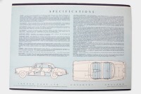 JAGUAR: A rare circa 1961 Jaguar 4.2 litre Mark Ten sales brochure, a fold out style brochure - 2