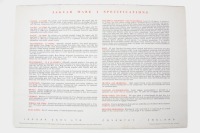 JAGUAR: A rare circa 1960's Jaguar Mark 2 models sales brochure, a fold out style brochure - 2