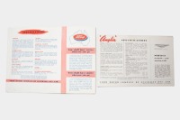 FORD ANGLIA: A pair of early Ford Anglia sales brochures, an 8 HP and a 10 HP both brochures in colour - 2