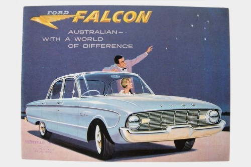 FORD FALCON: An XK/XL Ford Falcon sales brochure, a 16 page full colour brochure