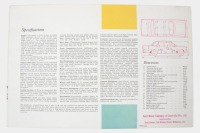 FORD ZEPHYR: A Ford Zephyr-Six sales brochure, a fold out style coloured brochure - 2