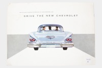 CHEVROLET: A rare 1958 Chevrolet sales brochure, an 8 page brochure featuring RHD models - 2