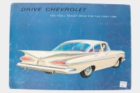 CHEVROLET: A rare 1959 Chevrolet sales brochure, an 8 page brochure featuring RHD models - 2