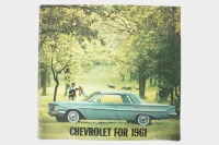 CHEVROLET: A 1961 Chevrolet sales brochure, a 20 page full series brochure