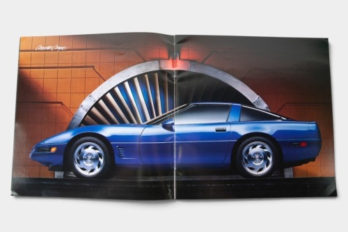 CORVETTE: A 1995 Chevrolet Corvette full series sales brochure, including coupe, convertible, ZR-1 coupe