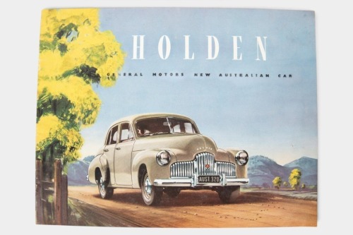 HOLDEN: A Holden FX 48/215 sales brochure, 16 pages, full colour, has Preston Motors stamp inside front cover