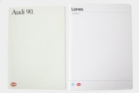 AUDI: A pair of Audi sales brochures, featuring Audi 90 models, also Audi 90 sport