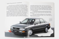 AUDI: A pair of Audi sales brochures, featuring Audi 90 models, also Audi 90 sport - 3