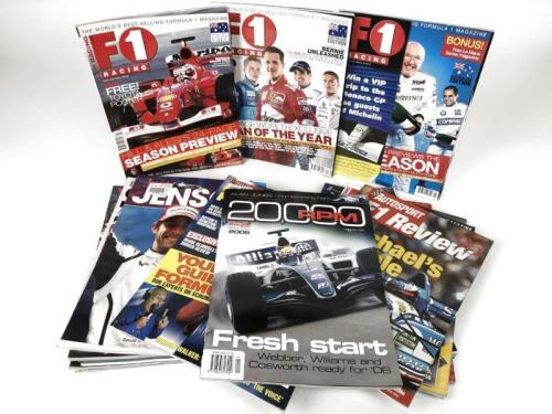 F1 MAGAZINES: An assortment of F1 magazines