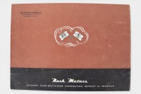 NASH HEALEY: A rare 1953 Nash-Healey by Pinin Farina sales brochure, an 8 page brochure - 2