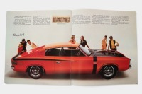VALIANT: A Valiant Charger sales brochure, a 12 page brochure, featuring 770, XL, Charger and Charger R/T models - 2