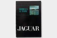 JAGUAR: A circa 1971 series 3 Jaguar "E" type sales brochure, a 16 page full colour brochure, with an extra new features sub brochure