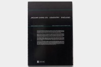 JAGUAR: A circa 1971 series 3 Jaguar "E" type sales brochure, a 16 page full colour brochure, with an extra new features sub brochure - 2