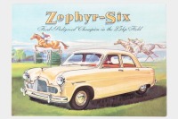 FORD ZEPHYR: An early Ford Zephyr-Six sales brochure, an 8 page coloured brochure