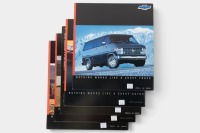 CHEVROLET: A collection of 1987 Chevrolet Trucks sales brochures, including S-10 Blazer, pick up, van - 2