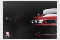 HOLDEN MONARO: A Holden Monaro CV8-R sales brochure, features the limited edition pulse red Monaro - 2