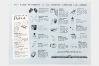 HOLDEN NASCO: A very rare FJ Holden NASCO accessories sales brochure, 4 pages, has Campbells Motors stamp on cover - 2