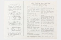 HOLDEN: A Holden FB utility and panel van sales brochure, 8 pages, has the Campbells Motors logo printed on front cover, printed 1/60, 100% original - 2