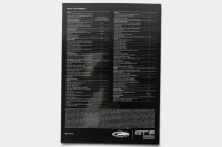 FORD FPV GT F: A Ford FPV GT F 351 sales brochure, a fold out style brochure featuring all the colours, stripes and highlights - 2