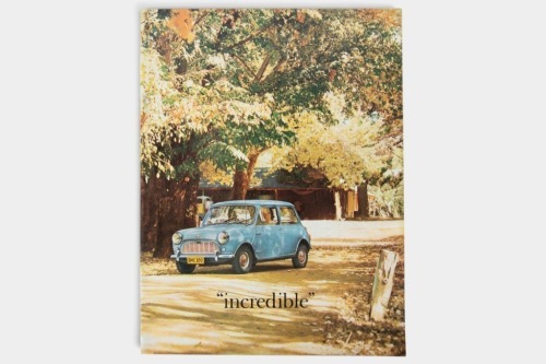 MINI: A BMC Morris 850 Mini sales brochure, a 12 page brochure, titled "incredible"